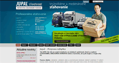 Desktop Screenshot of jupal.sk