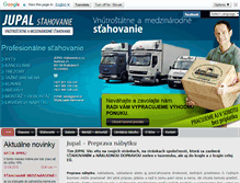 Tablet Screenshot of jupal.sk